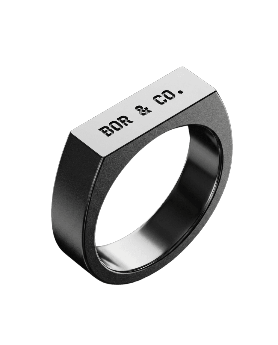 St James signet ring, text engraved on the face